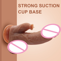 Vibrateur télescopique réaliste en silicone liquide chauffant et extensible avec télécommande pour femmes - Offre spéciale