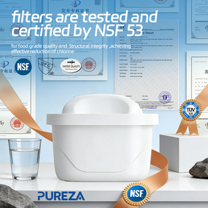 <span class=keywords><strong>Filtre</strong></span> à eau Pureza, format familial, charbon actif, certifié NSF 53, compatible avec le <span class=keywords><strong>filtre</strong></span> à eau Bri-ta 1023124, lot de 6, Z059 - Product Image 3