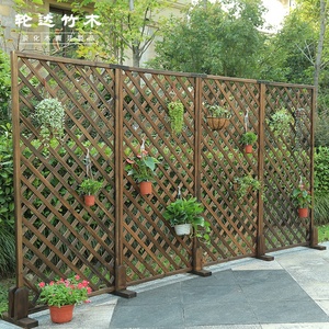 Clôture en <span class=keywords><strong>bois</strong></span> vert, treillis en <span class=keywords><strong>bois</strong></span>, très solide, décoration de jardin - Product Image 1