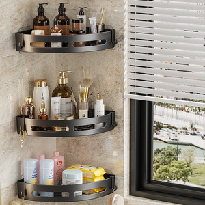 Étagère de douche multifonctionnelle transfrontalière, rangement mural sans perçage pour salle de bain, multi-couches et étanche - Product Image 2