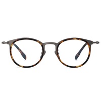 Nouveautés 0056 : Montures de lunettes rétro de haute qualité en acétate et titane pour lunettes optiques. Vente en gros de haute qualité.