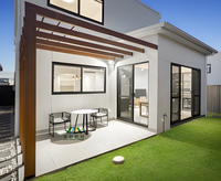 Maison modulaire préfabriquée en structure acier moderne, imperméable et de haute qualité pour villa, appartement, bureau ou immeuble