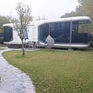 2025 Capsule d'espace modulaire durable de maison en acier préfabriquée de maison de luxe minuscule pour l'usage d'hôtel <span class=keywords><strong>Sleepin</strong></span> - Product Image 1