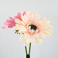 Bunga Gerbera Daisy Buatan Raksasa Diameter 45cm, Dapat Digunakan Kembali untuk Dekorasi Lanskap, Visual Merchandising, dan Properti Pemotretan