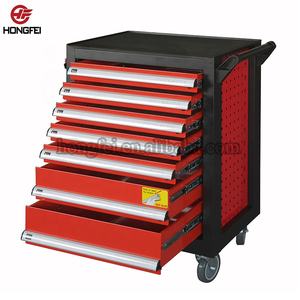 Armoires à outils roulantes de <span class=keywords><strong>garage</strong></span> modernes professionnelles de 27 pouces avec 7 tiroirs verrouillables, OEM disponible - Product Image 1