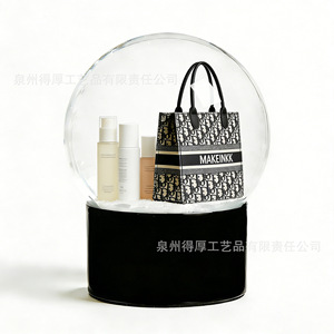 Makeinkk Skincare <b>Snow</b> Globe Decorative Crystal <b>Ball</b> Round DIY Assembly Valentine'S Day Gift - Product Image 3