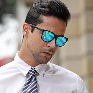 Lunettes de soleil pour hommes à monture fine C2, verres TAC noir mat, UV400, anti-reflets, polarisées, pour la conduite, les sports de plein air, le cyclisme - Product Image 1