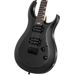 D-180 EARTHGRACE 24 프렛 무광 블랙 & 화이트 6현 로즈우드 지판 V70 HH 픽업 전문가용 일렉트릭 기타 - Product Image 6