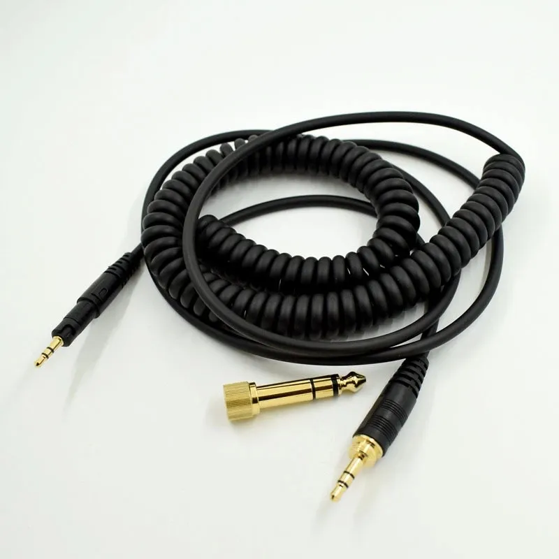 Peças de reparo de áudio cabo adaptador, substituição de cabo de adaptador para sennheiser hd518 598 595 para fones de ouvido áudio-técnica ATH-M50X m40x 3.5