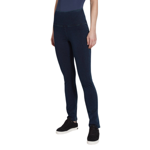 Women's Plus Size High Waist Wide Leg Straight Knitted Simple Summer Breathable 4-way Stretch Eco-Friendly Casual Jeans - Product Image 4