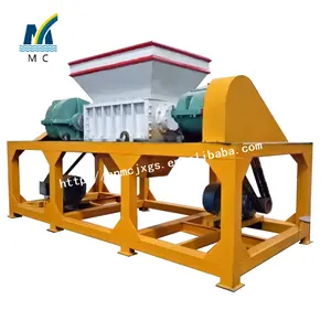 Customizable Heavy Duty Double Shaft Shredding Machine For Waste Plastic Pet Pp Pe Pvc Pvb Recycling