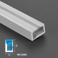 Tube Néon LED Flexible Diffuseur OEM En Gros, Profilé en Aluminium d'Angle 360 Degrés pour Ruban LED