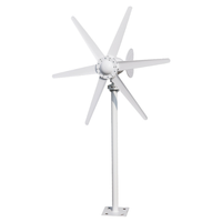 Éolienne à axe horizontal 1000W YanTuo NE-1kM6 48V à faible démarrage au vent pour maison, ferme, camping-car