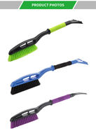 Outil essentiel pour l'hiver en voiture, brosse à neige et grattoir à glace combinés, élimination efficace de la neige pour le pare-brise et le toit