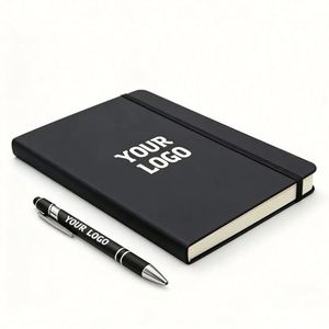 Wholesale Promo Personalised Business Gift <b>Hard</b> Cover A5 A6 Pu Leather Journal Notebook Engraved Logo Custom Plan <b>Book</b> Notebooks - Product Image 1