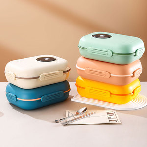 Venta al por mayor portátil escuela plástico PP adulto aislado térmico Bento Oficina fiambreras conjunto para niños alimentos calentador contenedores - Product Image 3