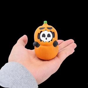 Costume d'Halloween unisexe en gros, motif poussin fantôme, jouet <span class=keywords><strong>anti</strong></span>-<span class=keywords><strong>stress</strong></span> en PU à récupération lente pour filles et garçons - Product Image 5
