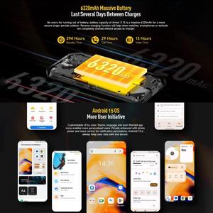 โทรศัพท์มือถือ <span class=keywords><strong>Ulefone</strong></span> <span class=keywords><strong>Armor</strong></span> X13 รุ่นทนทาน กันน้ำ หน้าจอเต็มขนาด 6.52 นิ้ว ความจุ 6GB+64GB รองรับ 3G 4G 5G พร้อมฟังก์ชั่น High Click - Product Image 5