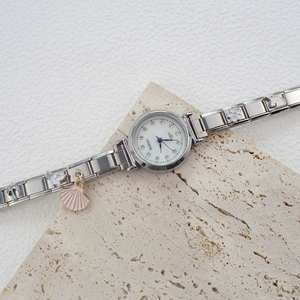 Reloj de Cuarzo para Mujer, Correa de Acero Inoxidable, Cristal con Incrustaciones de Diamantes, Estilo Europeo, Venta al Por Mayor - Product Image 6