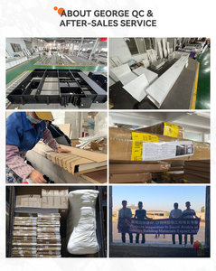 Ensemble de meubles de cuisine modernes prêts à l'emploi <span class=keywords><strong>George</strong></span> Mauritius avec évier et crédence, portes en bois massif, armoires basses durables - Product Image 6