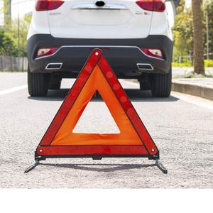 Señal de Advertencia Triangular Triple Reflectante para Automóvil, Herramienta de Emergencia Plegable para Averías en Carretera, Señal de Seguridad - Product Image 1
