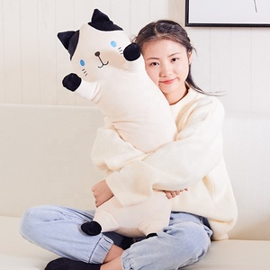 Crea il tuo Design cuscini a forma di carino Peluche corpo del fumetto Peluche cuscino coniglio giocattoli di Peluche colore personalizzato <span class=keywords><strong>Super</strong></span> morbido gatto - Product Image 5