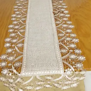 Hot Sale Golden Color Modern Premium Party Table Runner