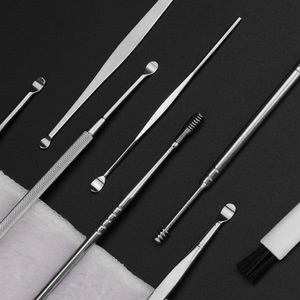 Stainless Steel Ear Pick Set 7-Piece Portable Earwax Cleaner Tool For Ear Cleaning - Product Image 4
