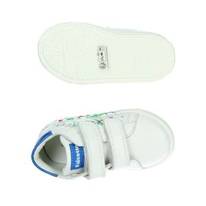 รองเท้าผ้าใบเด็กฟัลคอตโต้สีขาวฟ้าอ่อน ไซส์ 34 ดีไซน์ลายเพ้นท์สแปลตเตอร์ - Product Image 6