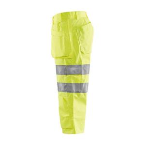 BLAKLADER - 153918113300D88 Pantalones cortos piratas de alta visibilidad Amarillo-EAN 7330509628942 ROPA DE TRABAJO DE LA HI-VIS - Product Image 5