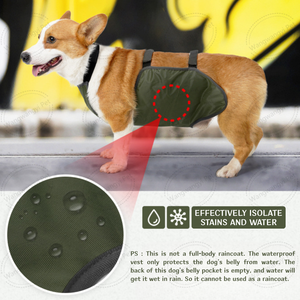 Protector ajustable para perros, protector impermeable para el vientre para Corgis Dachshunds - Product Image 4