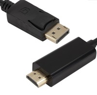 Kabel DP 1.8m 1080P /4K Male to Male HDTV ke Kabel Data DP 1.8 m 1080p 4K
