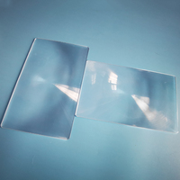 Lentille de Fresnel solaire carrée FL200-510mm en PMMA pour LED, grande lentille de Fresnel
