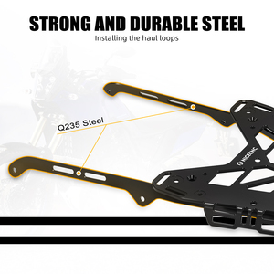 Porte-bagages arrière NICECNC, support de coffre supérieur, support de dossier pour <span class=keywords><strong>Yamaha</strong></span> <span class=keywords><strong>Tenere</strong></span> 700 2019-2022 <span class=keywords><strong>2023</strong></span> 2024 - Product Image 4