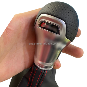 Palanca de Cambios Mecánica Automática de Cuero Original de Alta Calidad OEM para Audis A2 <span class=keywords><strong>A3</strong></span> S3 Q3, etc. - Perilla de Sujeción Delantera - Product Image 1