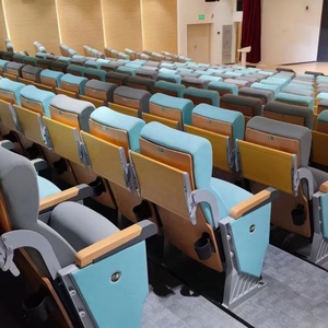 Стул для аудитории со спинкой складной коврик для письма, место для лекционного зала для школы, конференции, для университета - Product Image 3