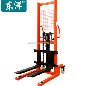 Fabrika yüksek kaliteli manuel elektrikli hidrolik Forklift paleti istifleyici manuel istifleyici forklift  1 Ton <span class=keywords><strong>2ton</strong></span> vinç - Product Image 3