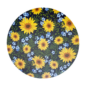 Manteles Individuales Redondos de Girasol, Manteles Individuales de Plástico PP Impresos Personalizados - Product Image 3