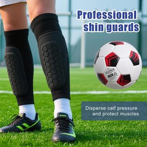 Al por mayor Espinillera de esponja de nido de abeja para pantorrilla, protección deportiva para fútbol, soporte anticolisión - Product Image 3