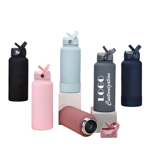 Logotipo personalizado <span class=keywords><strong>1000ml</strong></span> garrafa de vácuo de aço inoxidável 32 oz exterior para tampa térmica isolada 12-24 horas térmicas - Product Image 1