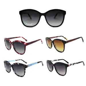 शीर्ष गुणवत्ता OEM कस्टम धूप का चश्मा महिलाओं के लक्जरी ब्रांड फैशन ध्रुवीकृत uv400 एसीटेट धूप का चश्मा 2024