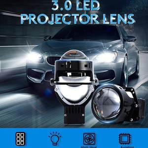 <b>TS9</b> Led Headlight 75W 30000Lm 6000K 12V Dual Beam For Car Retrofit Upgrade Universal Fit - Product Image 5