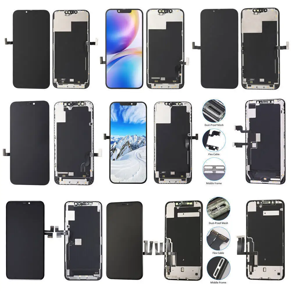 Écran Lcd Mobile d'origine de remplacement en gros d'usine pour écran lcd iPhone 6 X XR Lcd