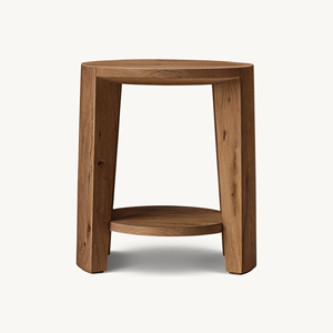 Meubles ronds <span class=keywords><strong>de</strong></span> <span class=keywords><strong>salon</strong></span> <span class=keywords><strong>de</strong></span> luxe fabriqués à la main tables d'appoint modernes en bois massif naturel d'intérieur - Product Image 5