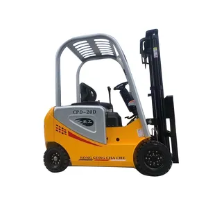 1.5 Tons Electric Mini Forklifts Electric With Battery Equipped Forks Forklifts