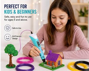 Bolígrafo de Impresión 3D para Dibujo y Garabatos, Juguete Educativo de Bricolaje para Niños y Estudiantes, Bolígrafos de Dibujo para Niños - Product Image 5