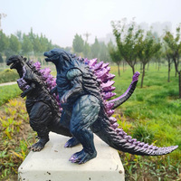 Monstres Offre Spéciale Godzillafigure kingkon 3 têtes dragon gorille figurines poupée jouet pour enfants cadeaux d'anniversaire gâteau topper dec