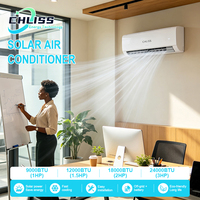 Climatiseur solaire 1HP 9000 BTU, refroidissement et chauffage, type split, faible bruit, climatiseur domestique