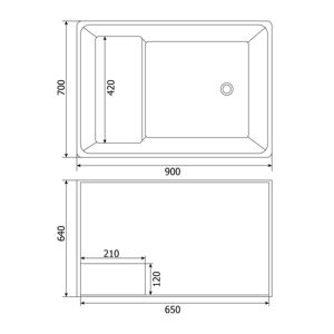 Vente chaude Blanc Pur Acrylique Autoportant Trempage <span class=keywords><strong>Baignoire</strong></span> Design Moderne Massage Drainer Robinet pour Tous Les Groupes D'âge - Product Image 2