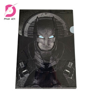 Vente en gros PP dossier en plastique transparent poche dossier de fichiers A4 personnalisé pp L forme pour dossier de fichiers pour l'école